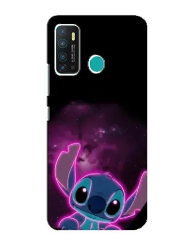 Чехол для Infinix Hot 9 / Hot 9 Pro с картинкой «Неоновый Stitch»