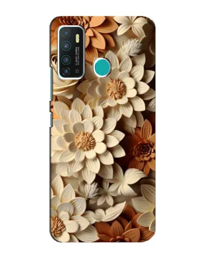 Чехол для Infinix Hot 9 / Hot 9 Pro с картинкой «Бежевый флористический декор» Чехол для Infinix Hot 9 / Hot 9 Pro с картинкой «Бежевый флористический декор»