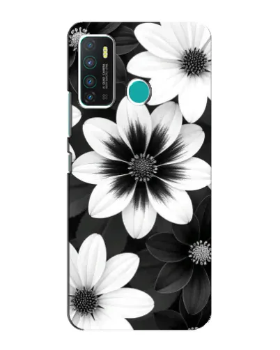 Чехол для Infinix Hot 9 / Hot 9 Pro с картинкой «Монохромные астры» Чехол для Infinix Hot 9 / Hot 9 Pro с картинкой «Монохромные астры»
