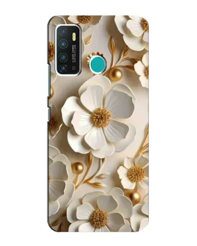 Чехол для Infinix Hot 9 / Hot 9 Pro с картинкой «Белие бумажние цвети» Чехол для Infinix Hot 9 / Hot 9 Pro с картинкой «Белие бумажние цвети»