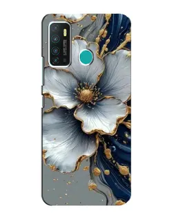Чехол для Infinix Hot 9 / Hot 9 Pro с картинкой «Белый цветок и золотой флюид» Чехол для Infinix Hot 9 / Hot 9 Pro с картинкой «Белый цветок и золотой флюид»