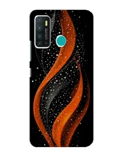 Чехол для Infinix Hot 9 / Hot 9 Pro с картинкой «Огненная звездная волна»