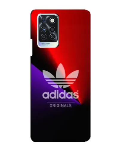 Чехол для Infinix Note 10 Pro с картинкой «Adidas Red Neon»