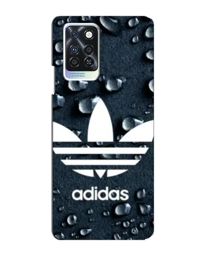 Чехол для Infinix Note 10 Pro с картинкой «Adidas Trefoil Blue»
