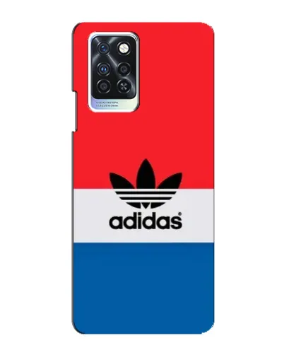 Чехол для Infinix Note 10 Pro с картинкой «Ретро блоки Adidas»