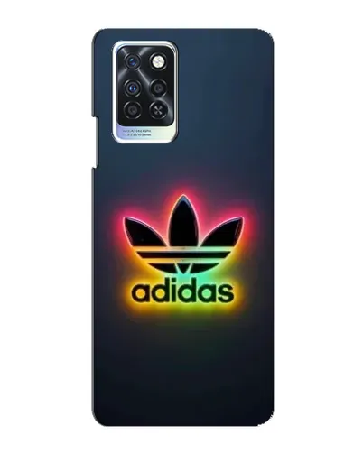 Чехол для Infinix Note 10 Pro с картинкой «Неоновый Adidas»