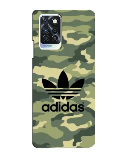 Чехол для Infinix Note 10 Pro с картинкой «Милитари стиль Adidas»