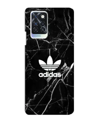 Чехол для Infinix Note 10 Pro с картинкой «Белый мрамор Adidas»