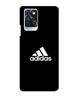 Чехол для Infinix Note 10 Pro с картинкой «Черная классика Adidas»