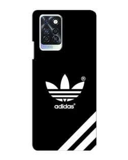Чехол для Infinix Note 10 Pro с картинкой «Adidas с диагональными полосами»