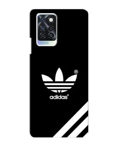 Чехол для Infinix Note 10 Pro с картинкой «Adidas с диагональными полосами»