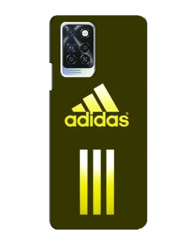 Чехол для Infinix Note 10 Pro с картинкой «Оливковый градиент Adidas»