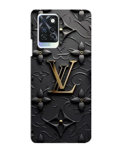 Чехол для Infinix Note 10 Pro с картинкой «Кожаная текстура LV»