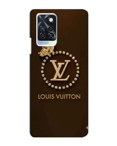 Чехол для Infinix Note 10 Pro с картинкой «LV — золотая печать»