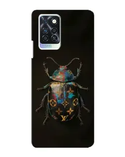 Чехол для Infinix Note 10 Pro с картинкой «LV — мраморный принт»