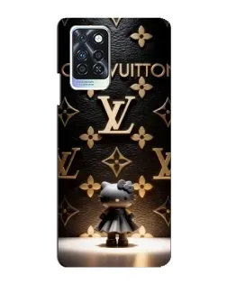 Чехол для Infinix Note 10 Pro с картинкой «Монограмма с фигурой»