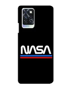 Чехол для Infinix Note 10 Pro с картинкой «NASA — классика Red Blue»