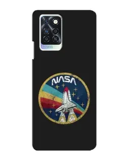 Чехол для Infinix Note 10 Pro с картинкой «NASA — эмблема миссии»