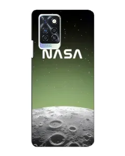 Чехол для Infinix Note 10 Pro с картинкой «NASA — лунный градиент»