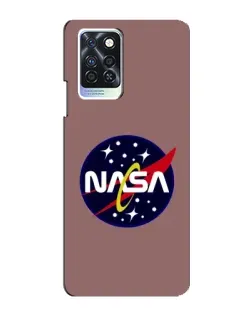 Чехол для Infinix Note 10 Pro с картинкой «NASA — ретро космос»