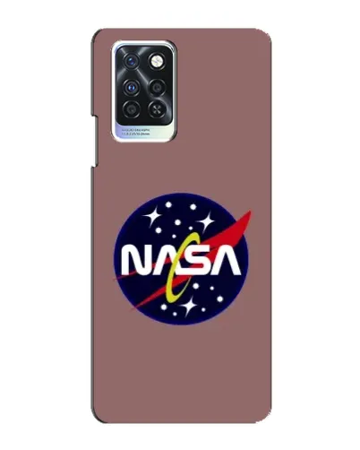 Чехол для Infinix Note 10 Pro с картинкой «NASA — ретро космос»