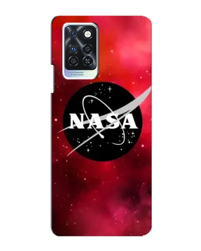 Чехол для Infinix Note 10 Pro с картинкой «NASA — красная туманность»