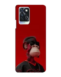 Чехол для Infinix Note 10 Pro с картинкой «Bored Ape в красном» Чехол для Infinix Note 10 Pro с картинкой «Bored Ape в красном»