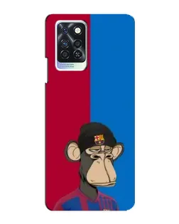 Чехол для Infinix Note 10 Pro с картинкой «Bored Ape — фанат Барсы» Чехол для Infinix Note 10 Pro с картинкой «Bored Ape — фанат Барсы»