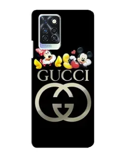 Чехол для Infinix Note 10 Pro с картинкой «Gucci — герои Disney»