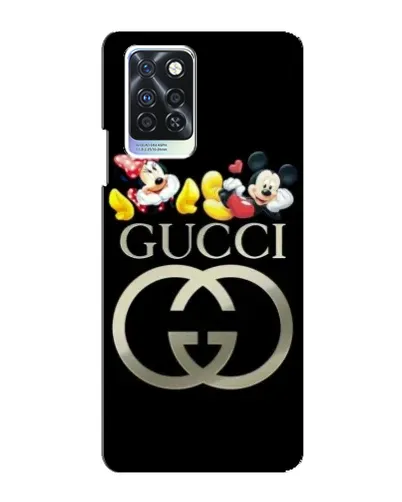 Чехол для Infinix Note 10 Pro с картинкой «Gucci — герои Disney»