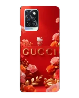 Чехол для Infinix Note 10 Pro с картинкой «Gucci — золотой сад»