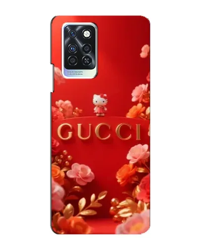 Чехол для Infinix Note 10 Pro с картинкой «Gucci — золотой сад»
