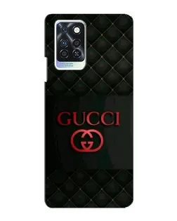 Чехол для Infinix Note 10 Pro с картинкой «Gucci — стеганый черный»