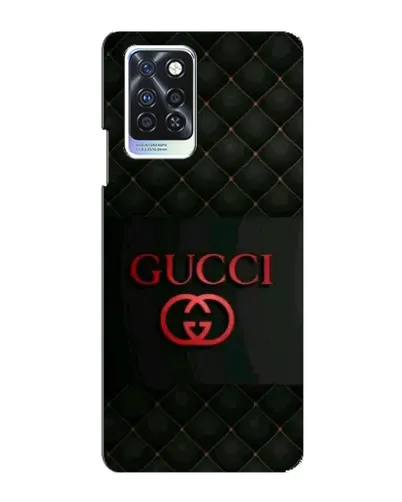 Чехол для Infinix Note 10 Pro с картинкой «Gucci — стеганый черный»