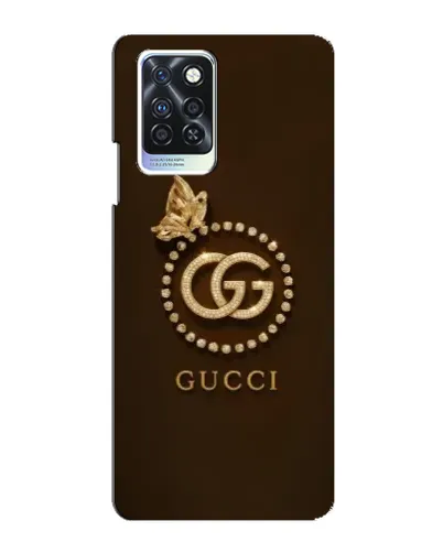 Чехол для Infinix Note 10 Pro с картинкой «Gucci — золотая бабочка»