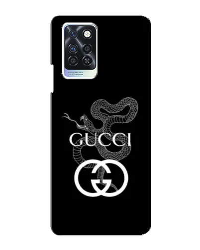 Чехол для Infinix Note 10 Pro с картинкой «Gucci — серебряная змея»