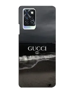 Чехол для Infinix Note 10 Pro с картинкой «Gucci — морской прибой»