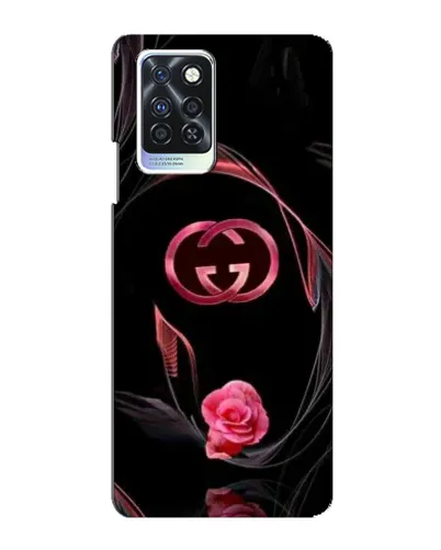 Чехол для Infinix Note 10 Pro с картинкой «Gucci — неоновая роза»