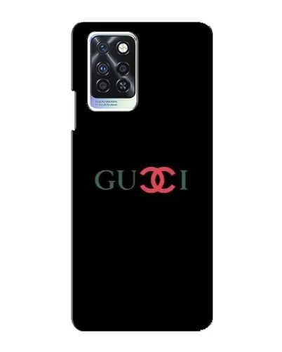 Чехол для Infinix Note 10 Pro с картинкой «Gucci — красный градиент»