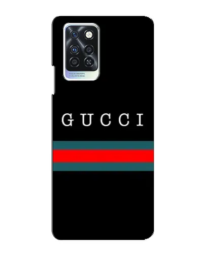 Чехол для Infinix Note 10 Pro с картинкой «Gucci — красный пояс»