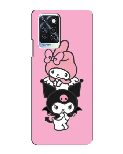 Чехол для Infinix Note 10 Pro с картинкой «My Melody и Kuromi»
