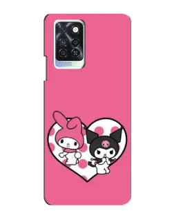 Чохол для Infinix Note 10 Pro з картинкою «Kuromi та My Melody» Чохол для Infinix Note 10 Pro з картинкою «Kuromi та My Melody»