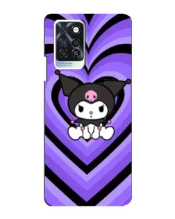 Чохол для Infinix Note 10 Pro з картинкою «Kuromi та фіолетові серця» Чохол для Infinix Note 10 Pro з картинкою «Kuromi та фіолетові серця»