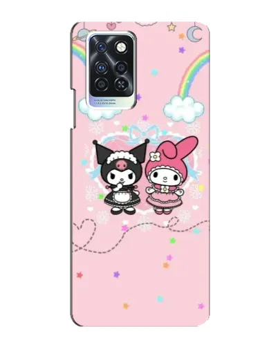 Чехол для Infinix Note 10 Pro с картинкой «My Melody и Kuromi»