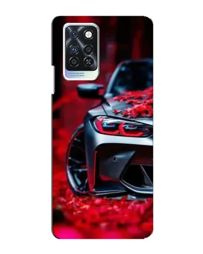 Чехол для Infinix Note 10 Pro с картинкой «Спортивная BMW и цветы» Чехол для Infinix Note 10 Pro с картинкой «Спортивная BMW и цветы»