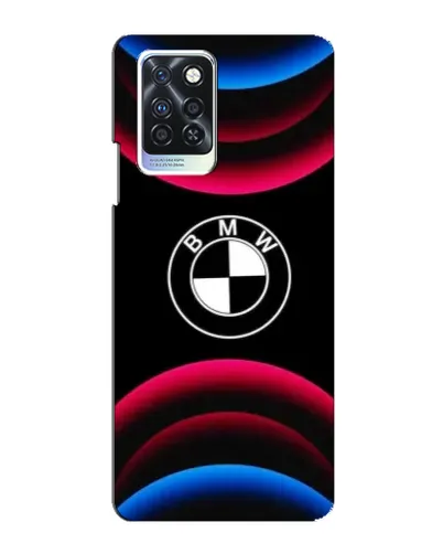 Чехол для Infinix Note 10 Pro с картинкой «Логотип BMW и неоновые дуги» Чехол для Infinix Note 10 Pro с картинкой «Логотип BMW и неоновые дуги»