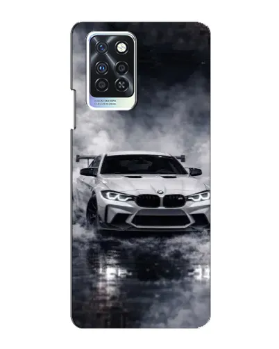 Чехол для Infinix Note 10 Pro с картинкой «BMW сквозь туман» Чехол для Infinix Note 10 Pro с картинкой «BMW сквозь туман»
