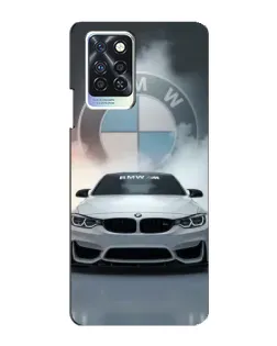 Чохол для Infinix Note 10 Pro з картинкою «BMW в білому диму» Чохол для Infinix Note 10 Pro з картинкою «BMW в білому диму»