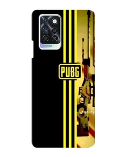 Чехол для Infinix Note 10 Pro с картинкой «PUBG — камуфляжный шлем»
