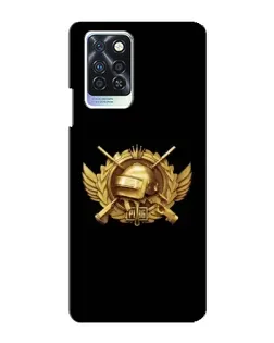 Чехол для Infinix Note 10 Pro с картинкой «PUBG — оранжевый градиент»